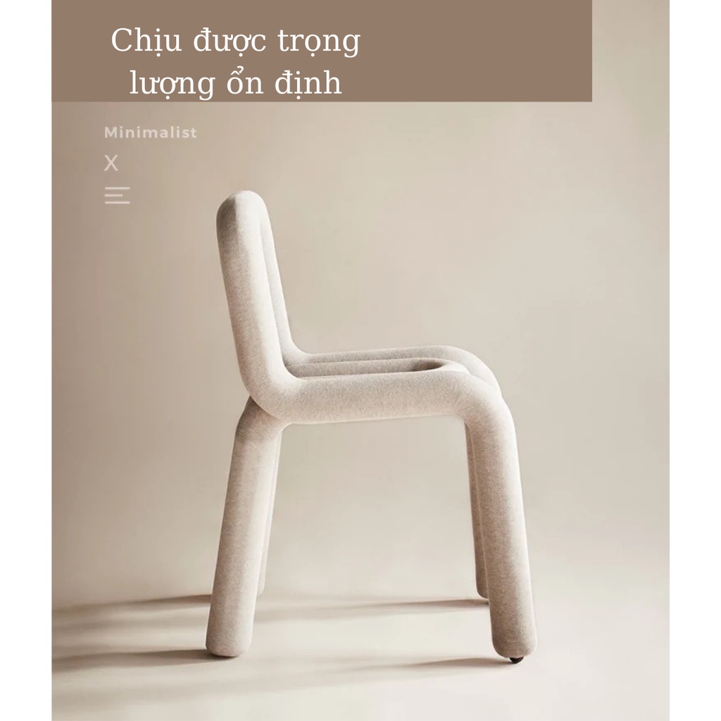 Ghế bold chair phong cách tối giản, hiện đại, hàng nhập khẩu, decor Forher.since1998