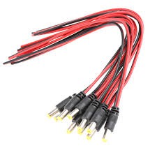 Đầu jack nguồn đỏ đen cho camera xài nguồn 12v tập trung - bộ 10c