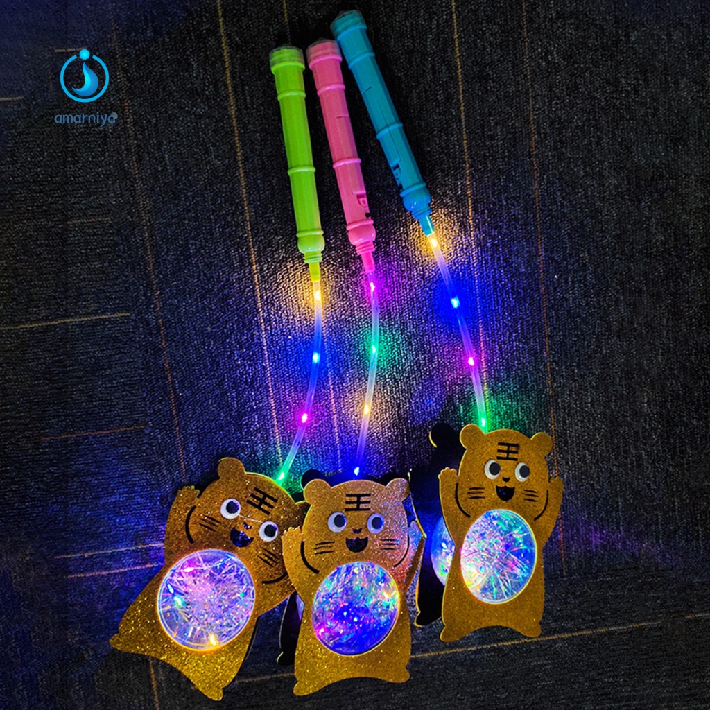 Đèn Lồng LED Phát Sáng Hình Con Hổ Dễ Thương Tiết Kiệm Năng Lượng