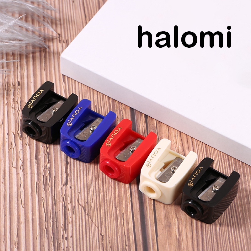 Dụng cụ gọt chì kẻ mắt, chì kẻ mày bằng nhựa nhiều màu siêu xinh HALOMI