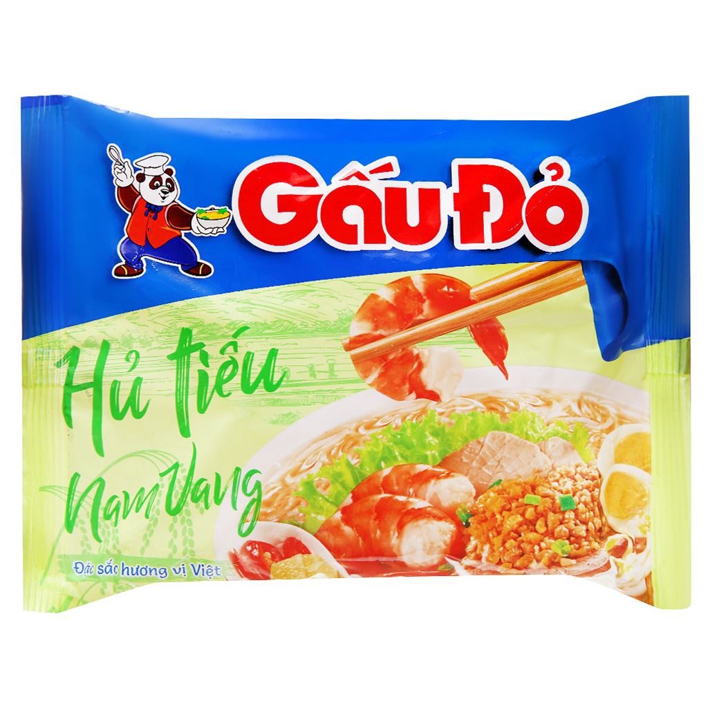 Thùng 30 gói Hủ tiếu Nam Vang Gấu Đỏ