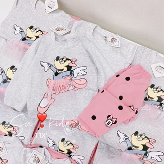 BỘ COTTON MICKY SIÊU YÊU CHO BÉ GÁI