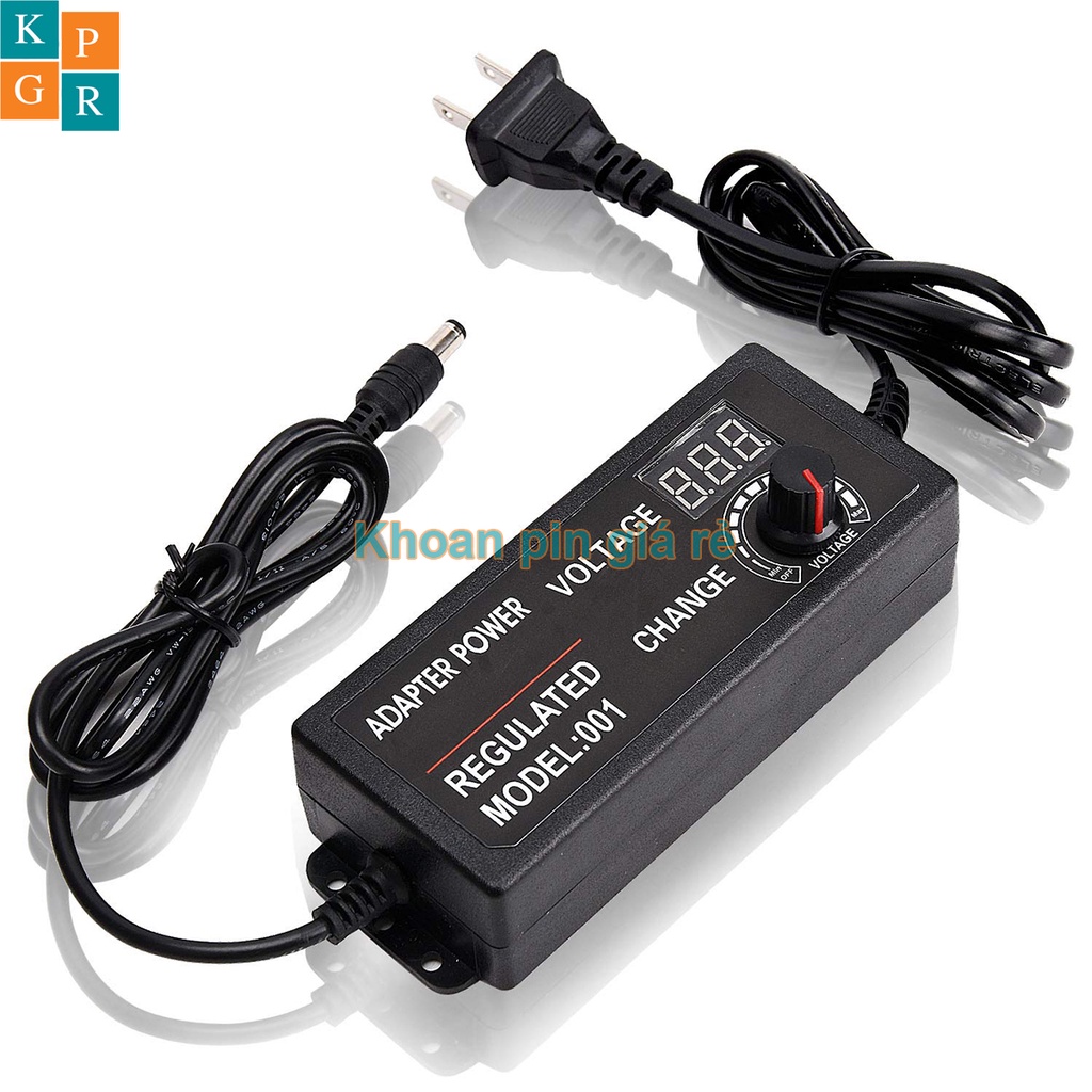 Nguồn đa năng chỉnh vôn DC 3-24V có led hiển thị