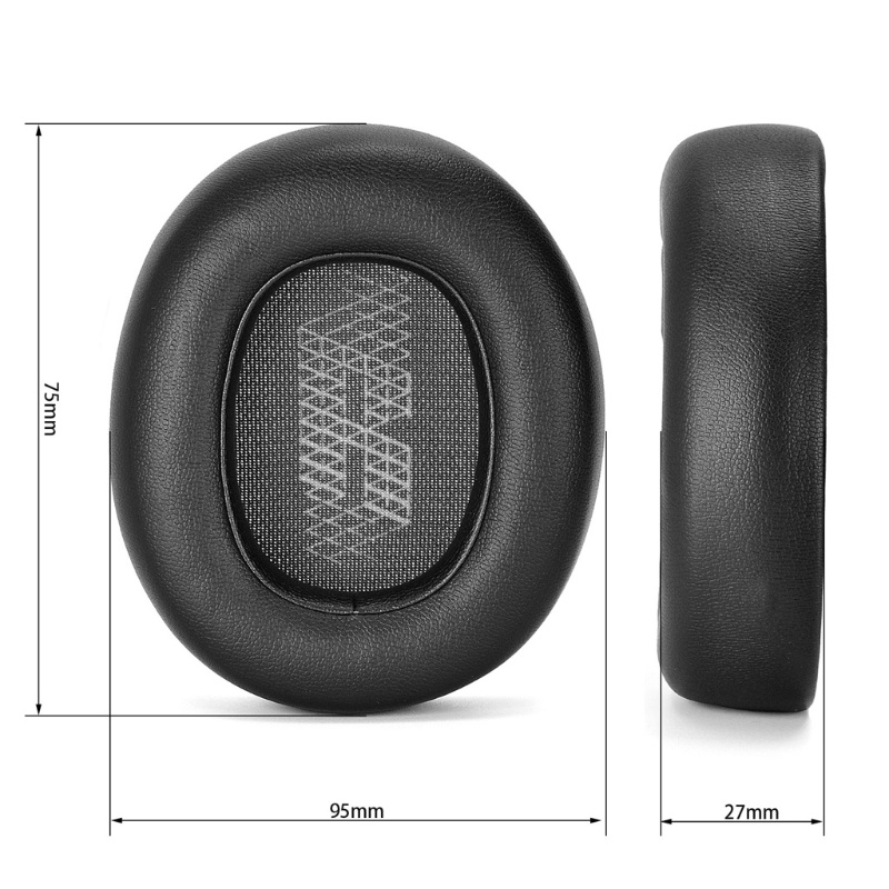 Đệm Tai Nghe Bằng Chất Liệu Bọt Biển Bọc Da Dành Cho Tai Nghe Chụp Tai zzz Bl E65BTNC Duet NC LIVE650 660 BTNC