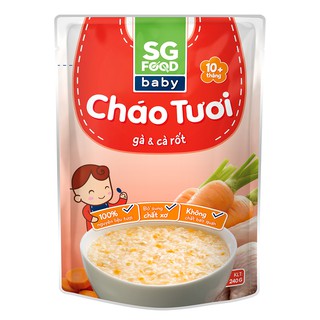 Cháo tươi Baby Sài Gòn Food Gà & Cà rốt 240g
