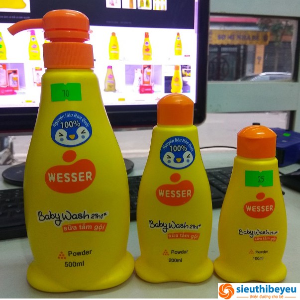 Sữa tắm gội Wesser