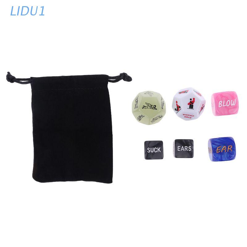 Set 6 Khối Xúc Xắc Tình Yêu Vui Nhộn Gợi Cảm Dùng Làm Quà Tặng Cho Người Lớn