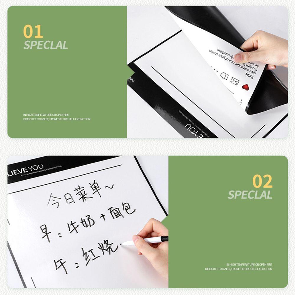 Bảng Trắng Ghi Chú Mềm Mại Dùng Lên Kế Hoạch Trong Nhà Bếp / Văn Phòng