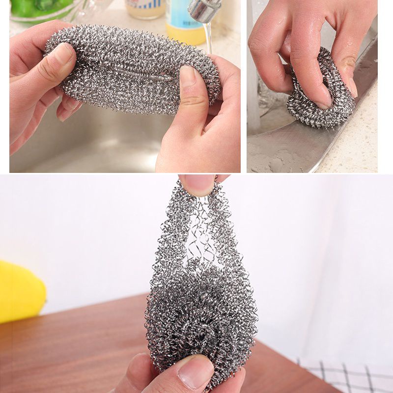 Miếng Chà Xoong Nồi Bằng Thép Không Gỉ