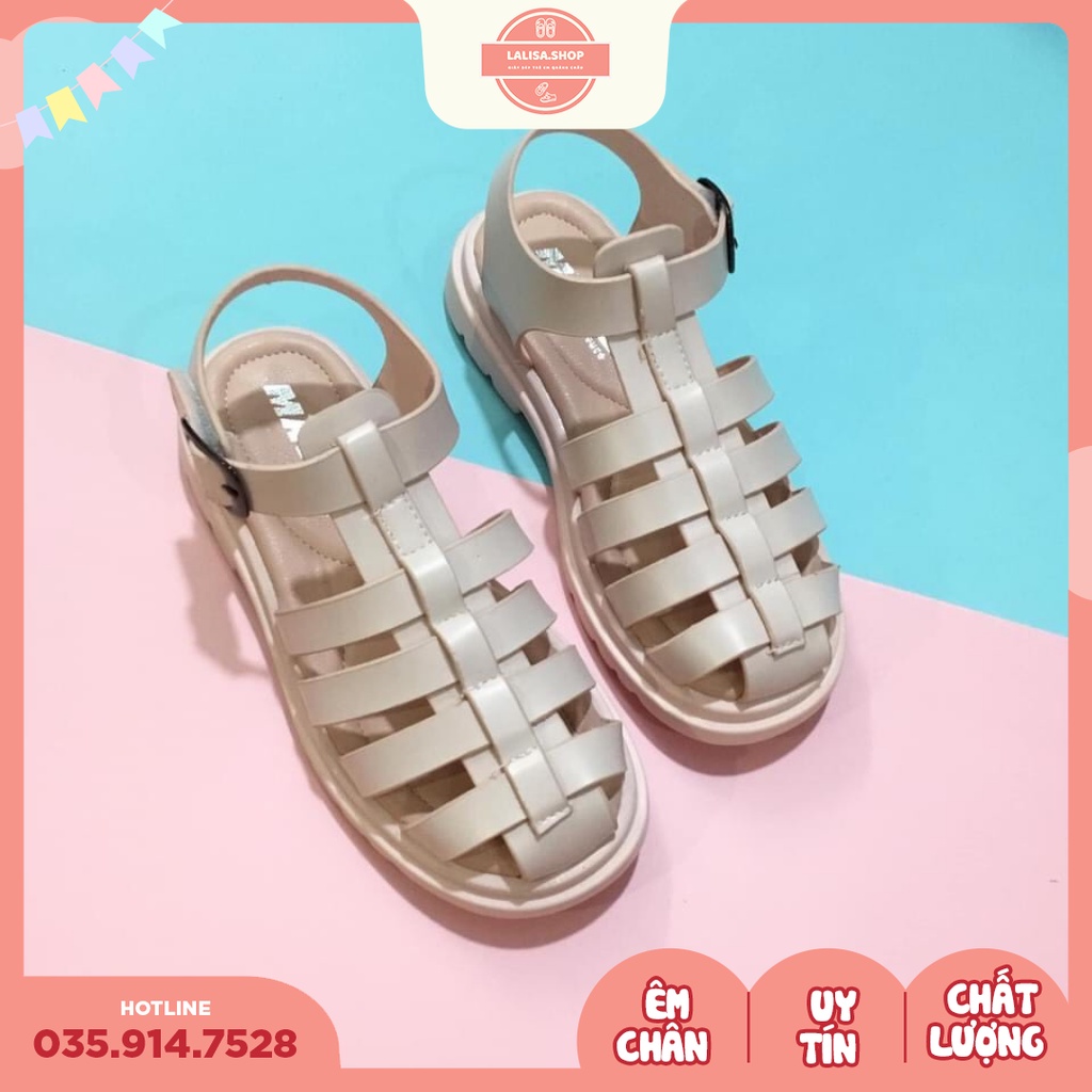 [Hàng chính hãng] SANDAL BÉ GÁI HỒNG SIÊU NHẸ, Thời Trang Phong Cách LALISA, Size từ 31 - 36, A211