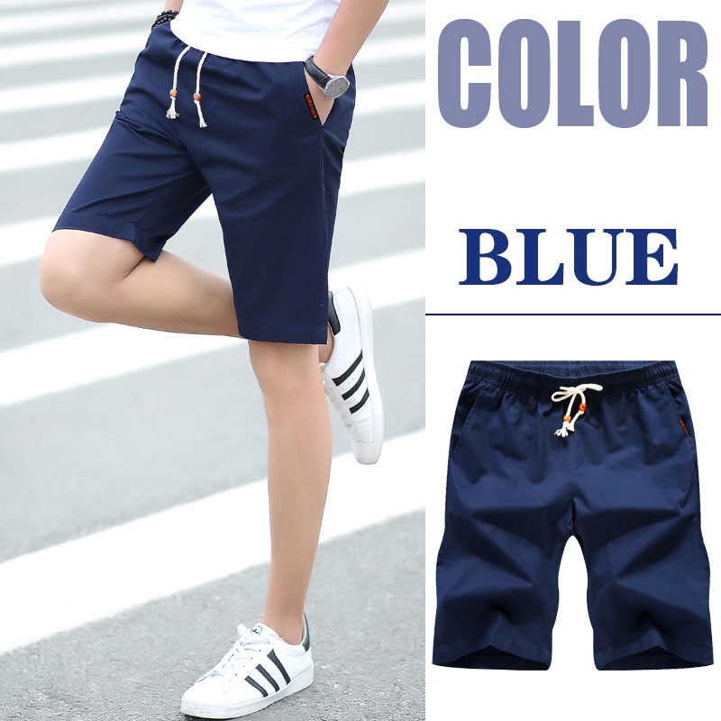 Quần short đi biển thiết kế rút dây 4 màu tùy chọn size M-5XL thời trang thường ngày cho nam