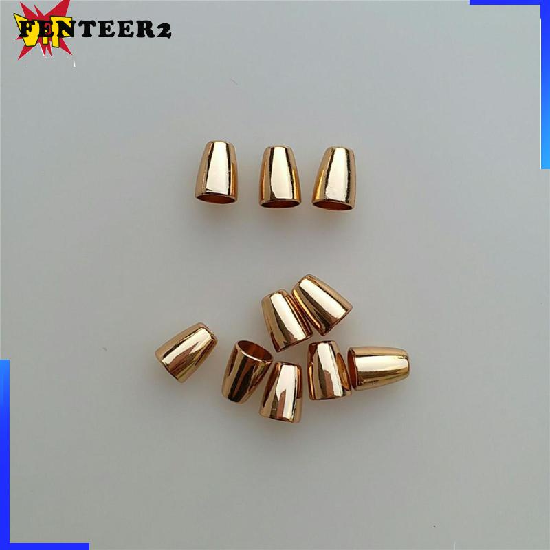 Set 2 / 10 Nút Chặn Dây Chuông Bằng Hợp Kim Kẽm Không Có Nắp