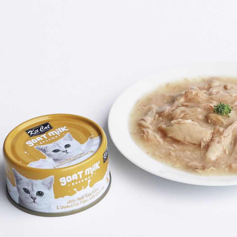 Kit Cat Goat Milk Gourmet 70g Pate Sữa dê cho mèo