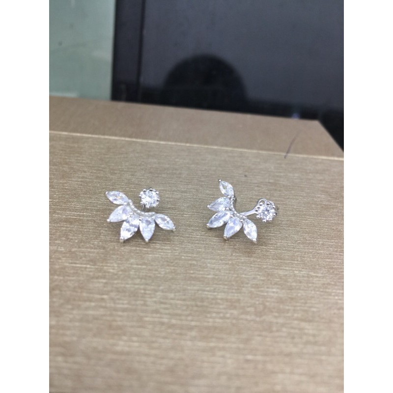 Khuyên tai bạc ta mẫu đính vành tai pa