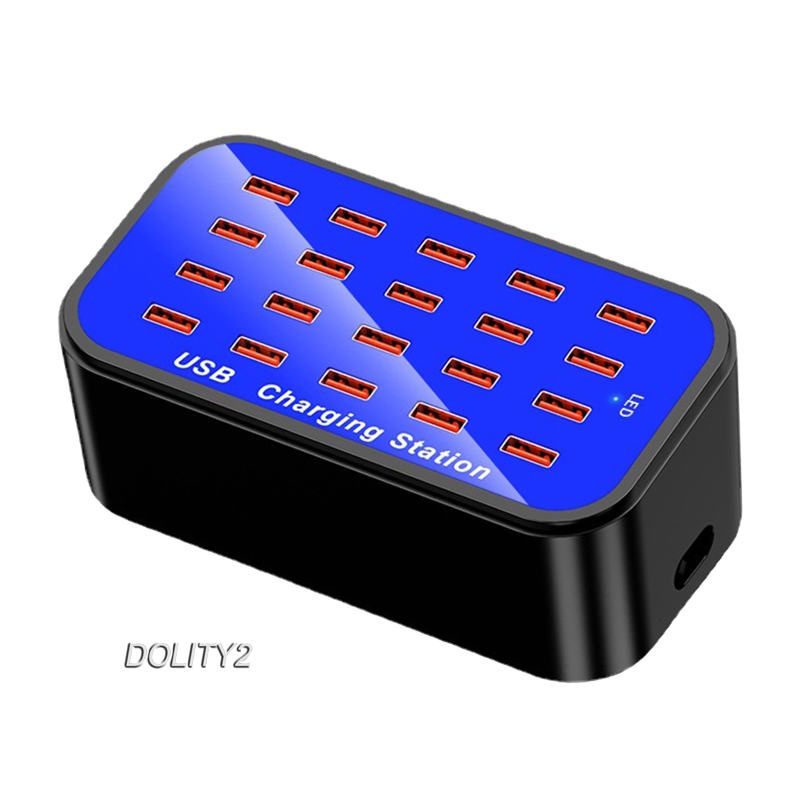 Universal Multiple USB Charging Station Hub 20-Port Professional US