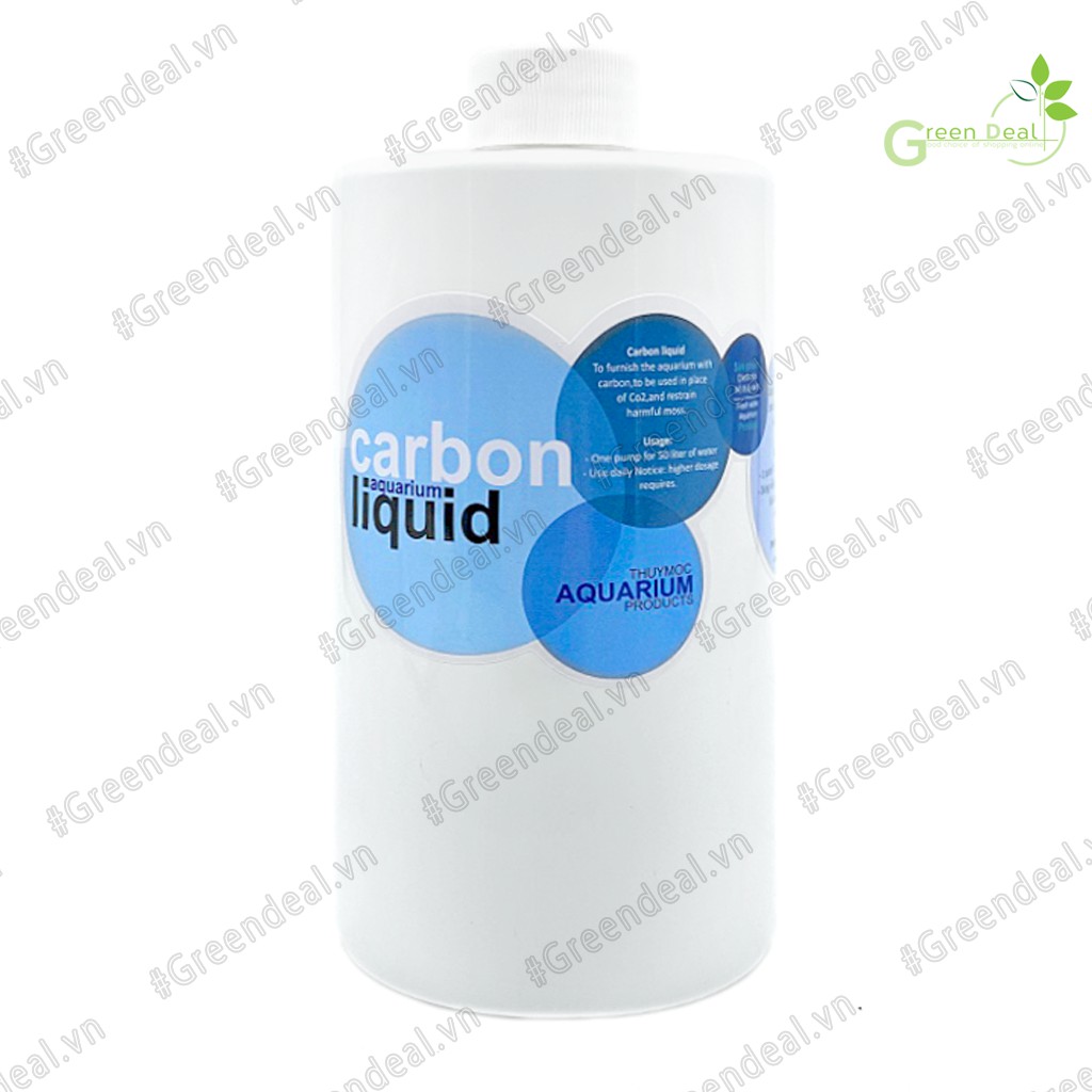 THỦY MỘC - Carbon Liquid (Chai 1 Lít) | Dung dịch CO2 lỏng hỗ trợ quang hợp và tăng trưởng của cây thủy sinh