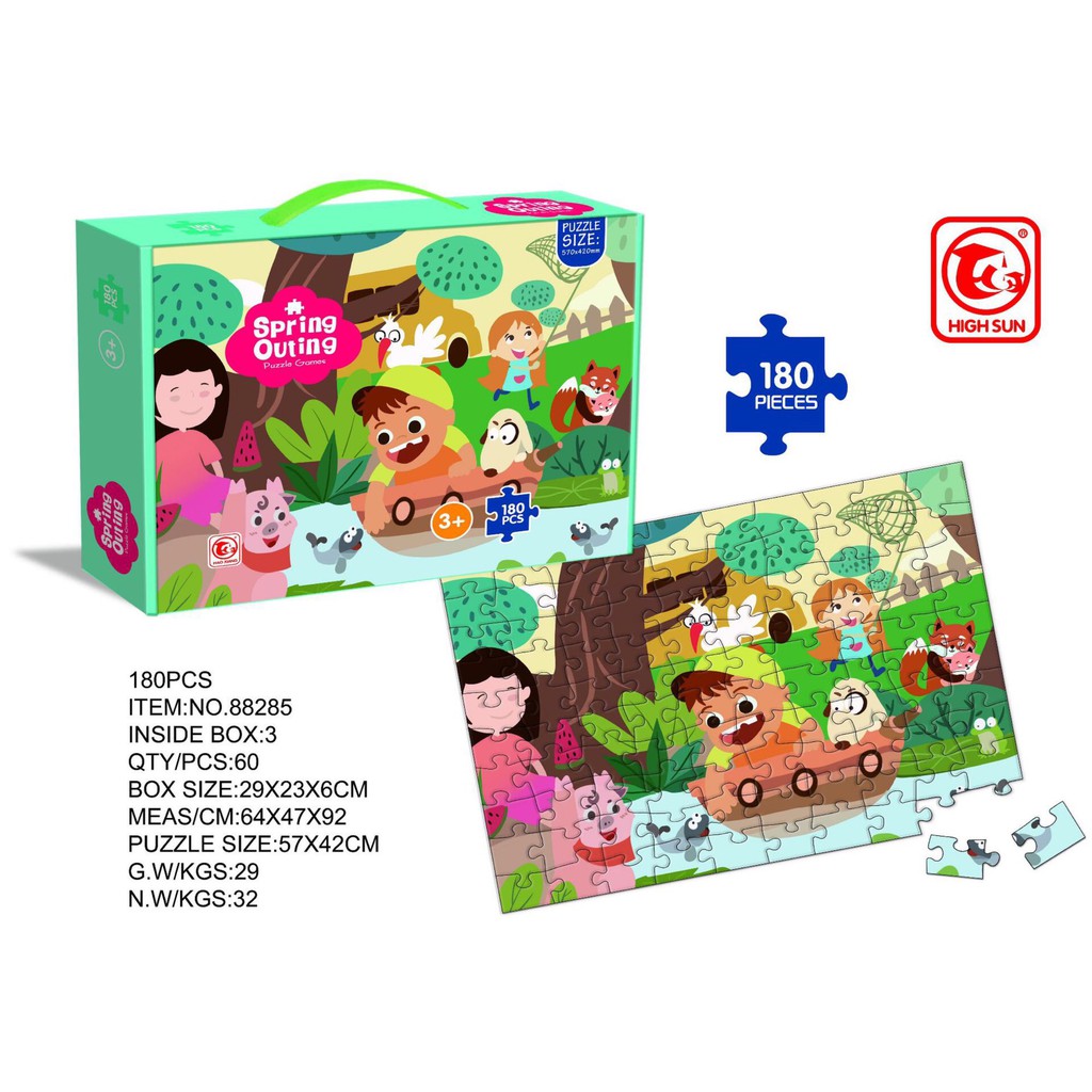 Xếp hình PUZZLE nhiều chủ đề 100 đến 180 mảnh