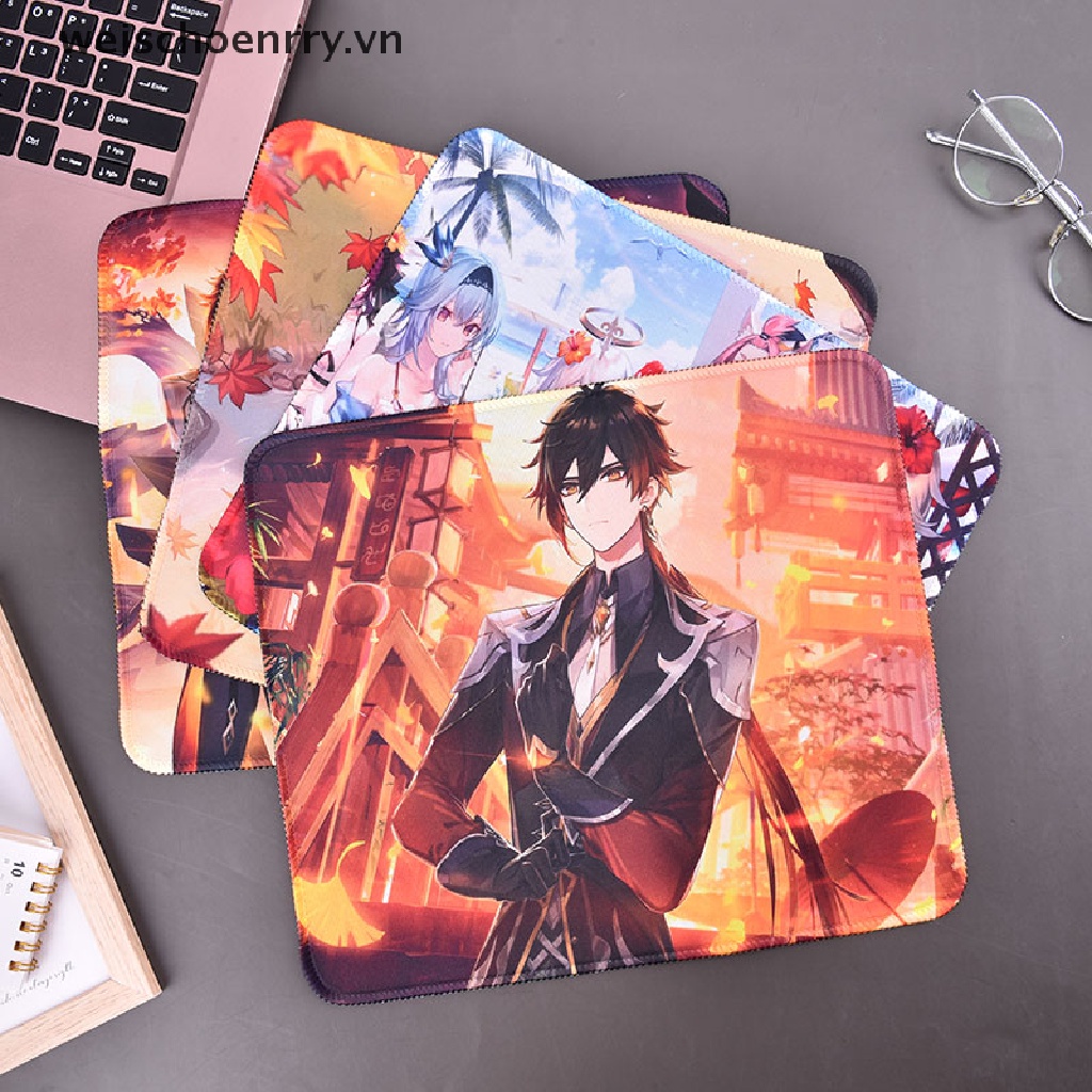Tấm Lót Chuột Và Bàn Phím Chơi Game Nối Dài Genshin Tiện Dụng