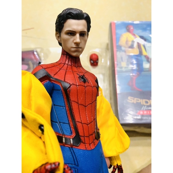 Mô hình tượng Spider man người nhện Crazy toys chính hãng cao 30cm