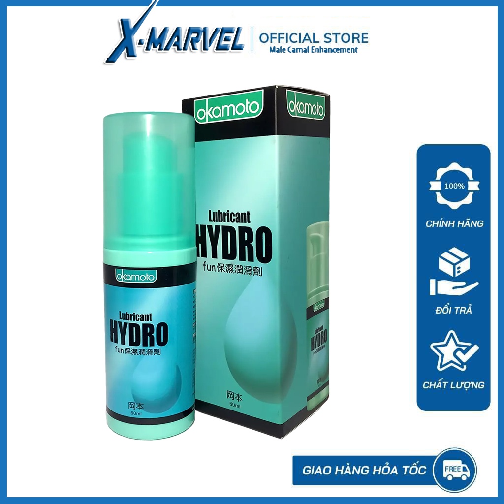 Gel bôi trơn Okamoto Hydro 60ml XMARVEL