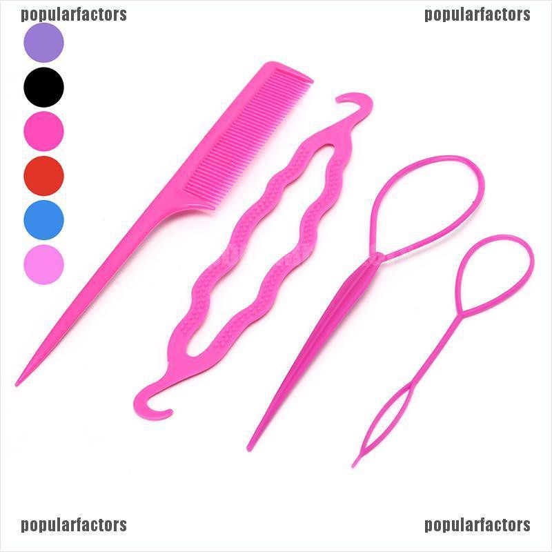 Bộ 4 Dụng Cụ Tạo Kiểu Tóc Thời Trang