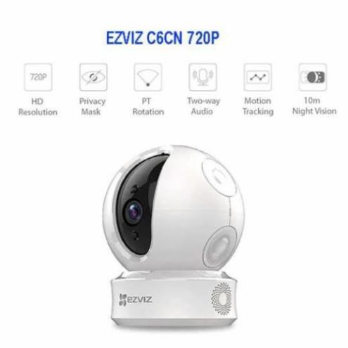 Camera không dây wifi xoay 360 độ ezviz c6n 720P Hàng chính hãng