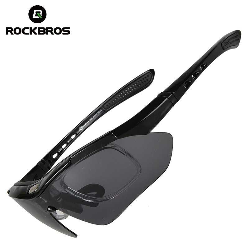 Kính Mát Phân Cực 5 Cận Thị Chuyên Dụng Cho Người Đi Xe Đạp Rockbros