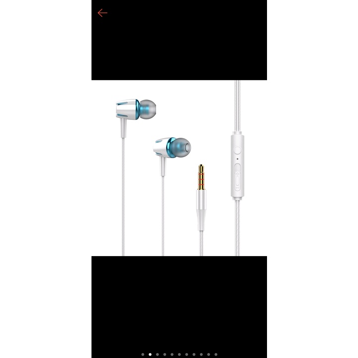 Tai nghe bass mạnh mẽ/Tai nghe Gaming B6 có Dây nhét tai chơi game chống ồn có mic