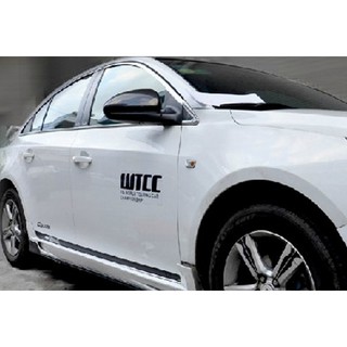 Tem dán thân xe oto WTCC cruze màu Trắng(dùng cho xe oto cruze màu đen).