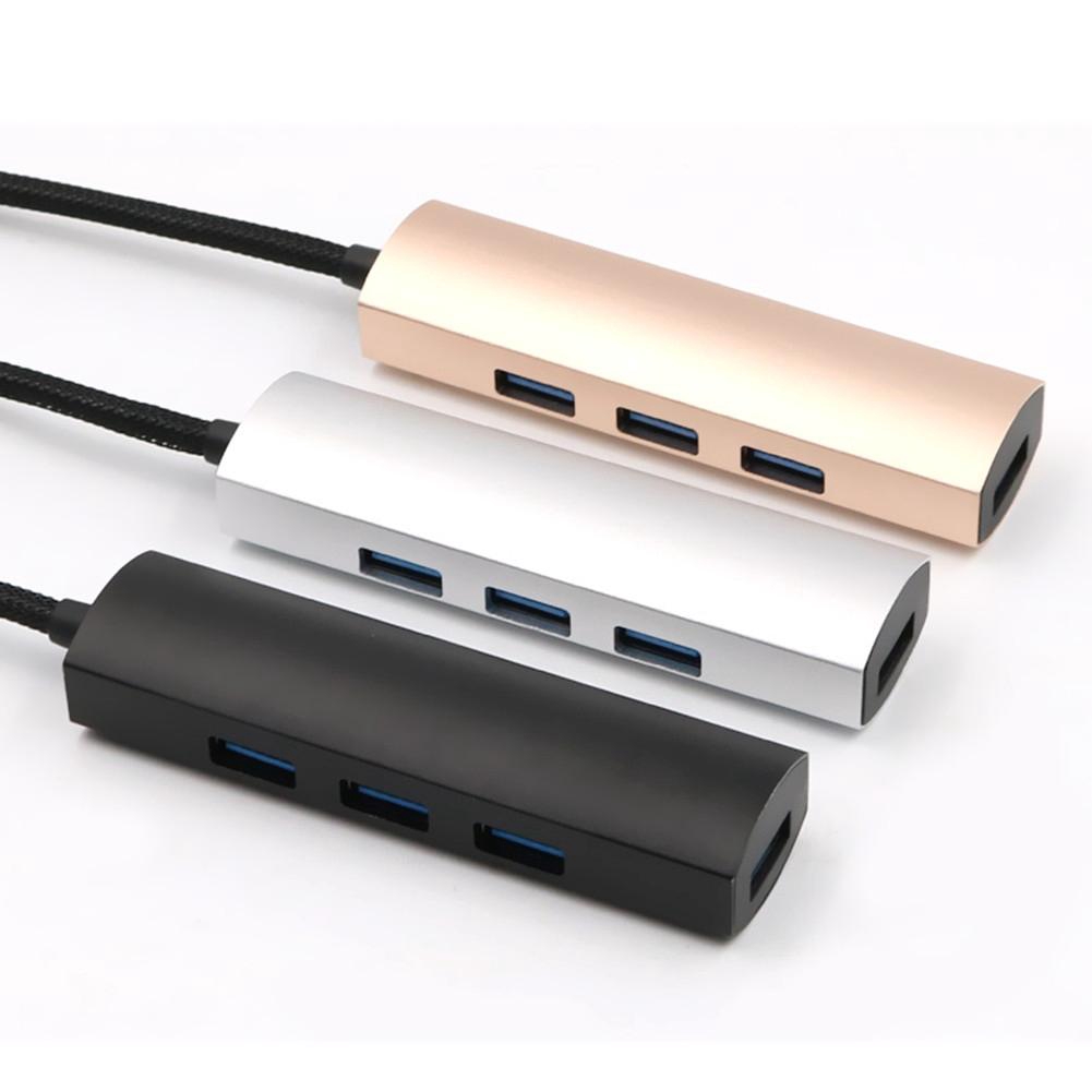 4 cổng USB C HUB Type C Splitter Bộ chuyển đổi USB-C cho Macbook Pro Air Surface pro 6 Huawei matebook Hub