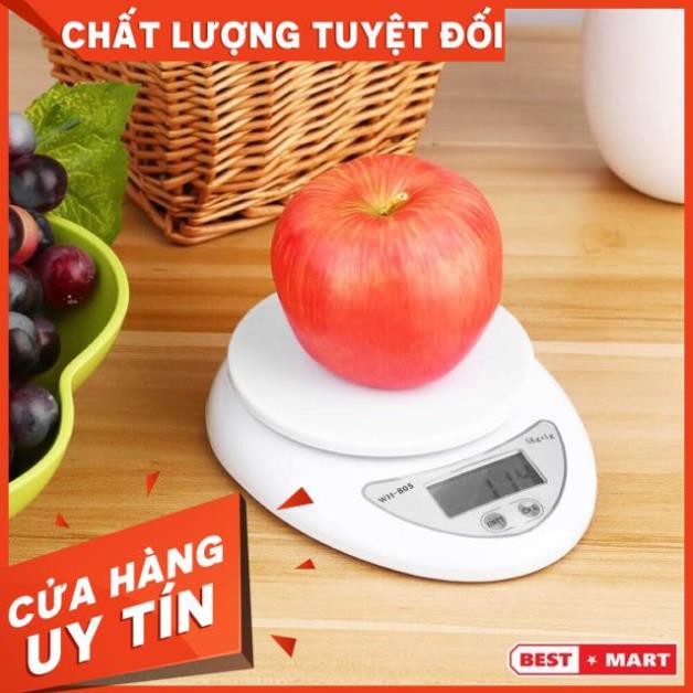 CÂN TIỂU LY NHÀ BẾP 5KG TẶNG KÈM PIN - CỰC TIỆN LỢI - ĐỒ GIA DỤNG BẾP