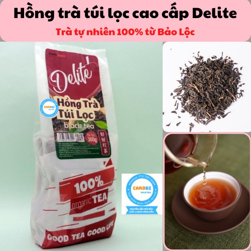 Hồng Trà Túi Lọc Cao Cấp - Trà đen, hồng trà sữa, trà nấu trà sữa ngon như tân nam bắc, delite, home, lộc vàng