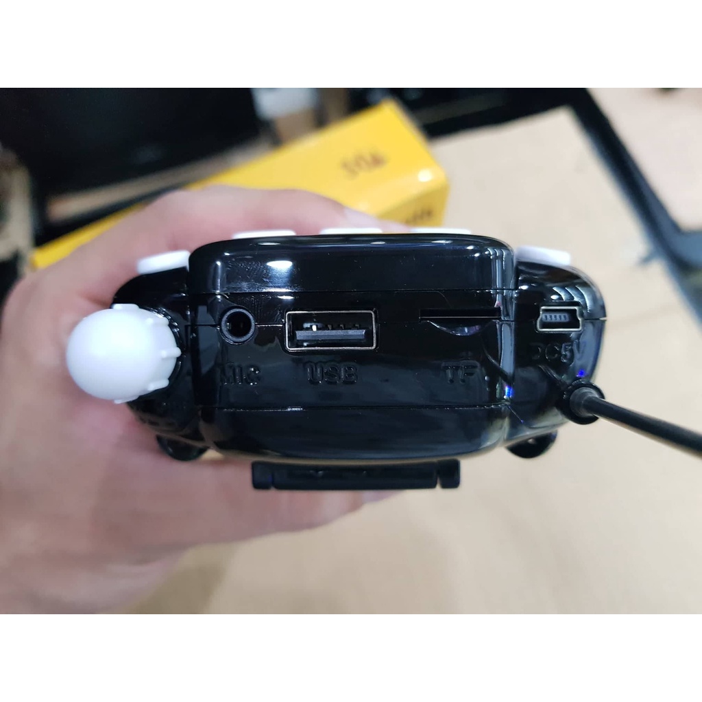 Loa trợ giảng SHUAE A16: Có micro đeo tai, công suất 5W, âm thanh to, Chức năng Bluetooth, USB...