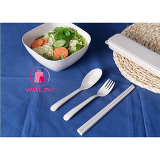 Bộ thìa đũa lúa mạch cao cấp