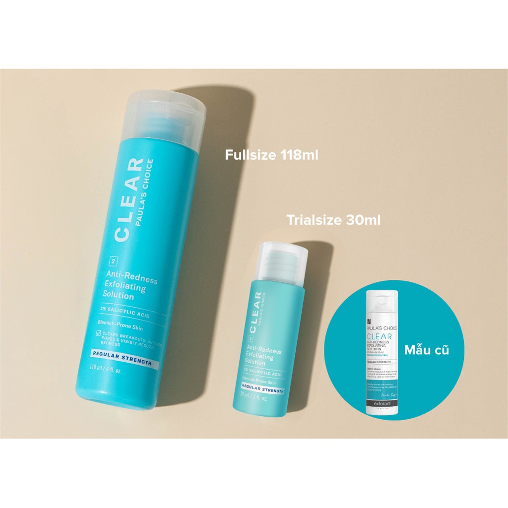 Dung dịch tẩy da chết Paula's Choice Anti-Redness Exfoliating Solution 2% Salicylic Acid Extra Streng 30ml - 6216 6210