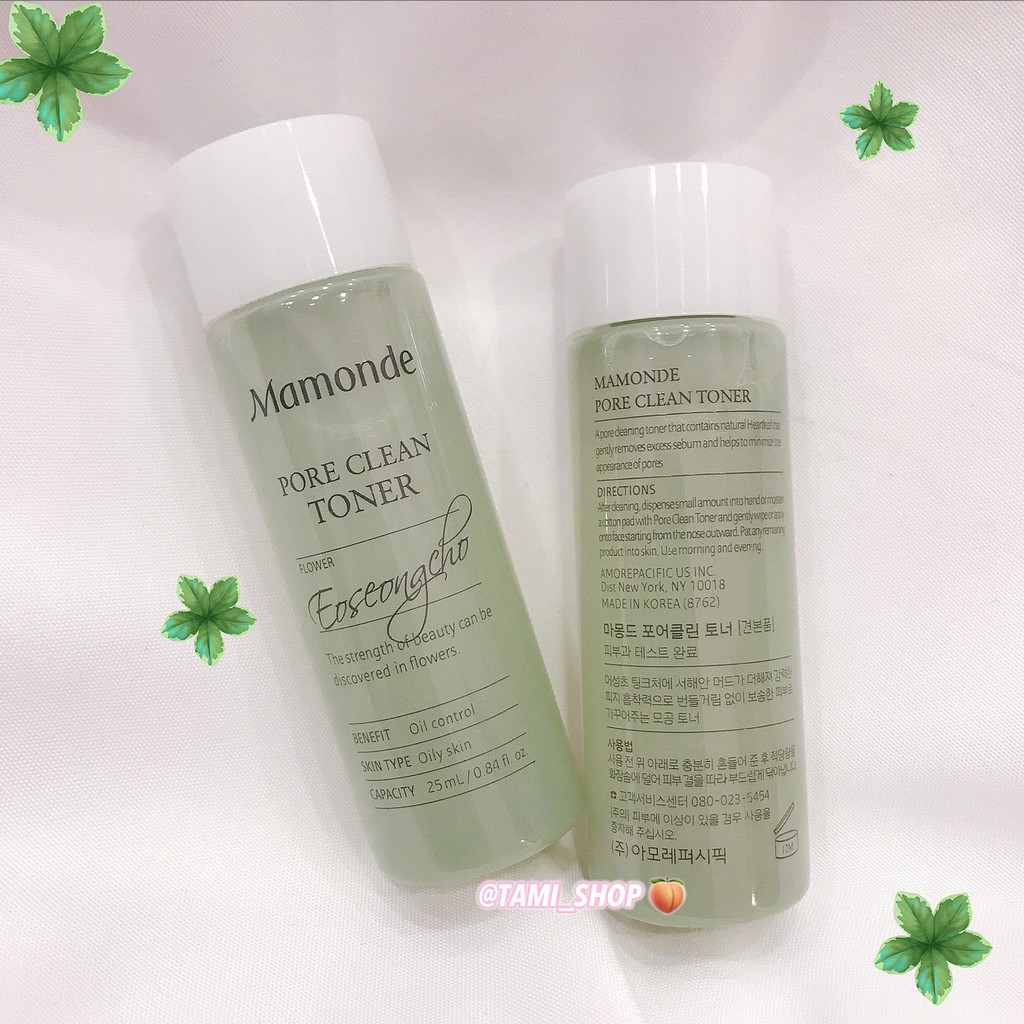 SET NƯỚC HOA HỒNG MAMONDE FLOWER TONER TRIAL KIT