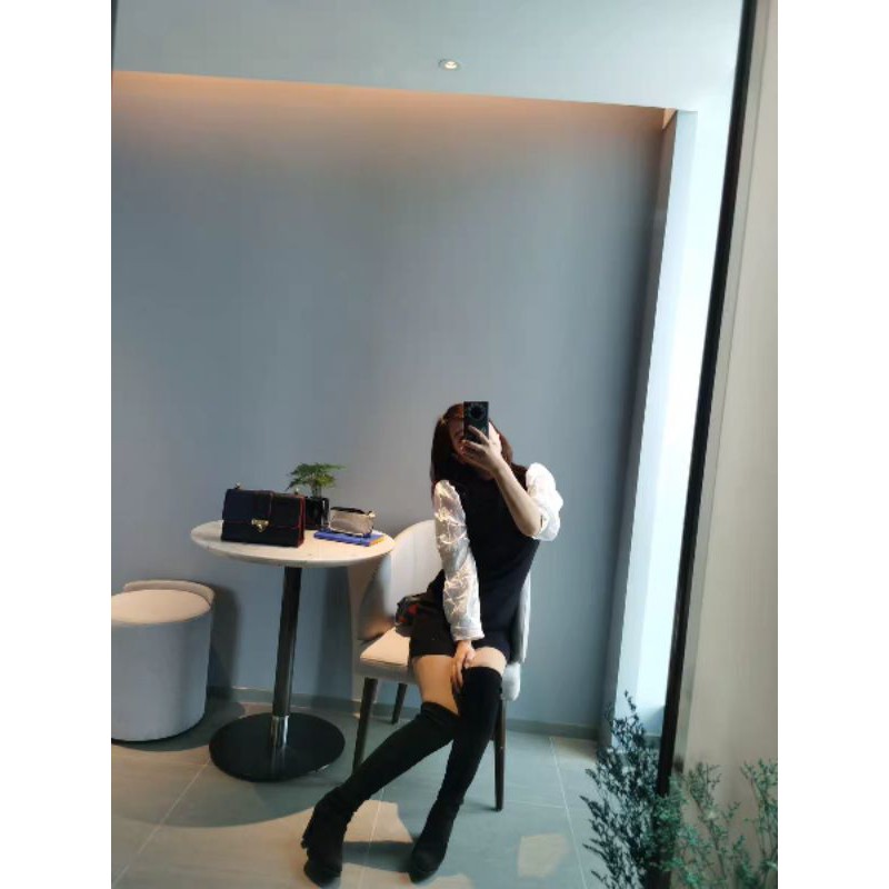 HÌNH THẬT - ĐẦM LEN TAY BỒNG XINH CHẤT TIỂU THƯ ĐẦM NỮ ĐẸP | BigBuy360 - bigbuy360.vn