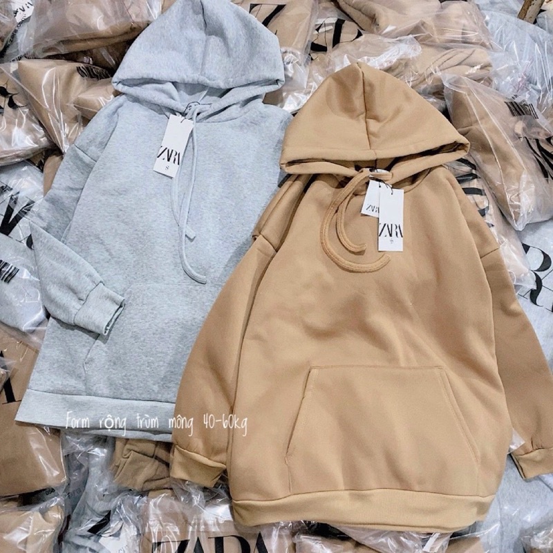 ❌ GOM E ÁO HOODIE Z A R A deal ngon giá rẻ ,mac j cũng dễ mặc luôn ✅3 màu : xám - nâu - - Full Size s m l bao xinhhh lun