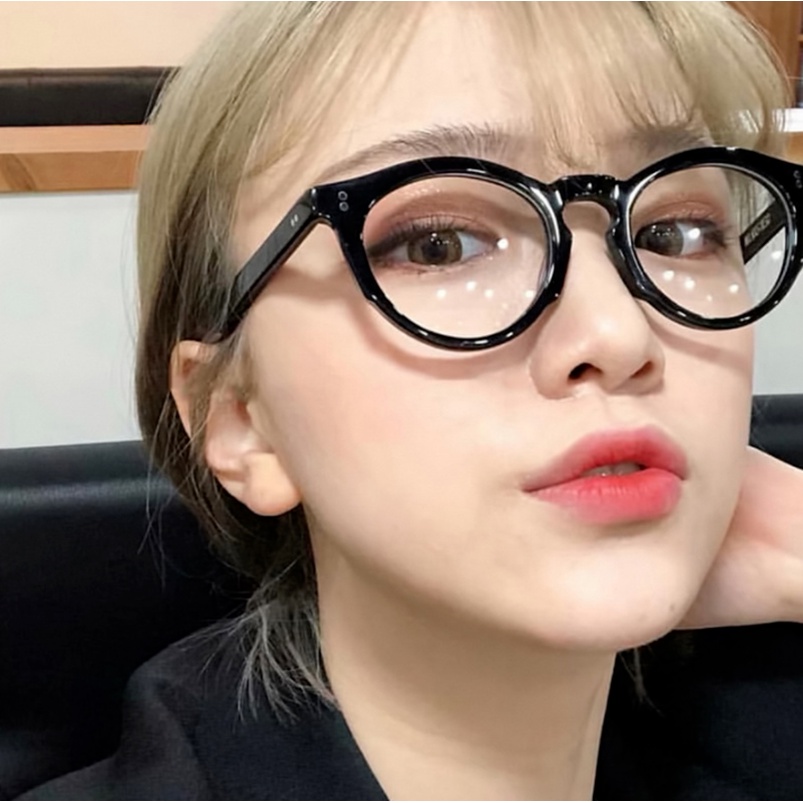 Mắt kính gọng tròn chống tia bức xạ thời trang dành cho nam nữ