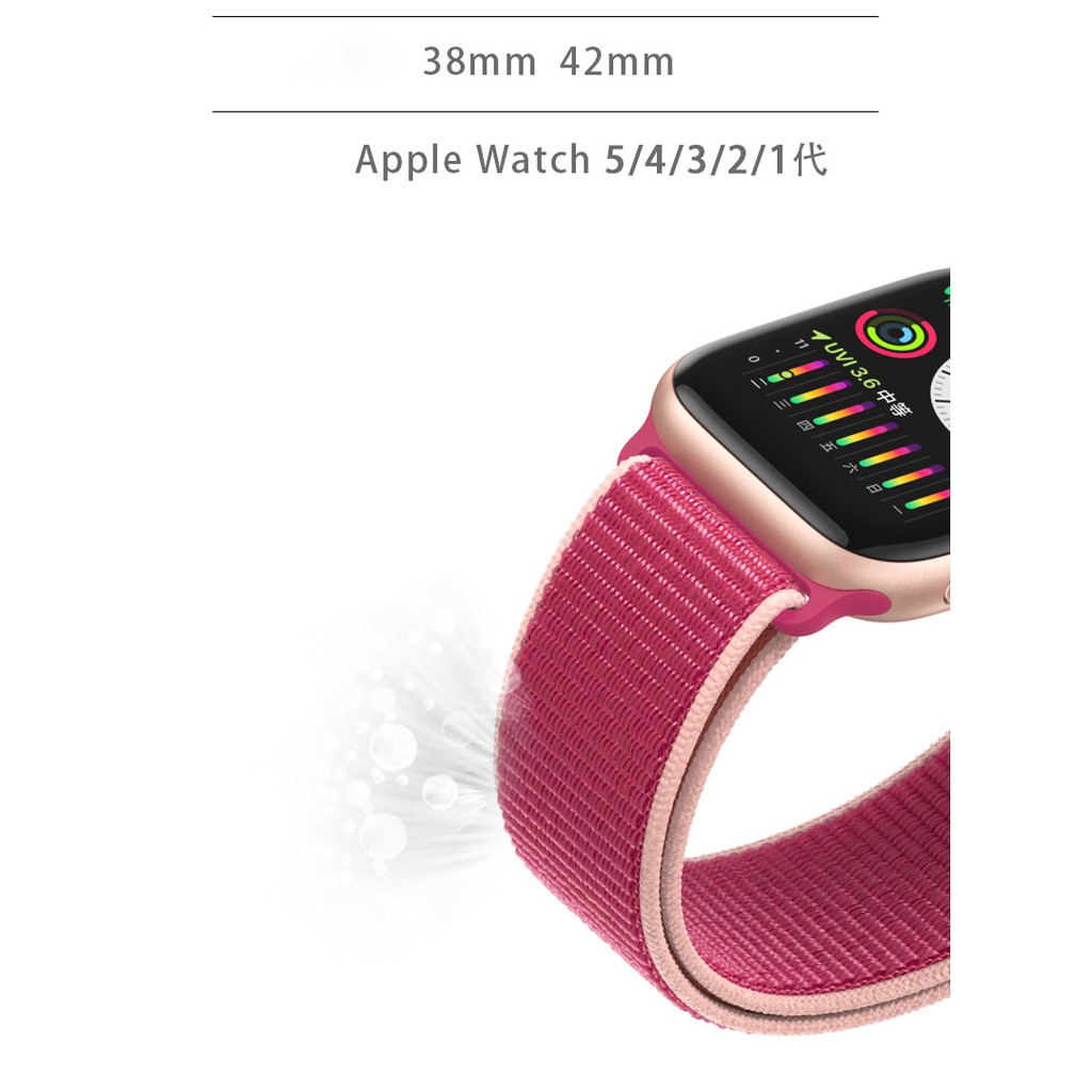 DÂY APPLE WATCH NYLON LOOP SPORT THỜI TRANG SERI 5/4/3/2/1