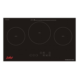 Bếp điện từ+ Hồng ngoại âm 03 lò nấu Soho - Schott (SH-3799BBI)