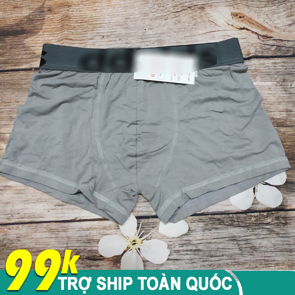 1 QUẦN SỊP ĐÙI QUẦN LÓT BOXER NAM CAO CẤP COTTON CO GIÃN TỐT ÔM SÁT MÔNG ĐÙI