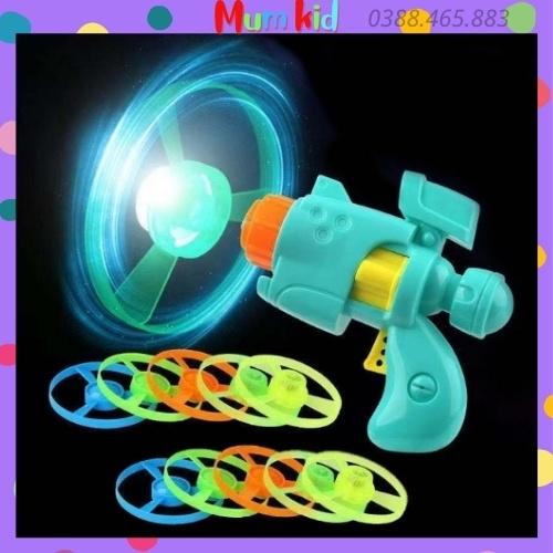 Đồ chơi trẻ em hót Tiktok súng bắn chong chóng phát sáng cho bé thông minh sáng tạo giảm xả stress MUMKID 28