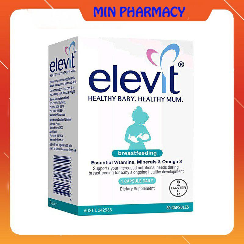 Vitamin Elevit Bú Sau Sinh - Elevit Breastfeeding 60 viên