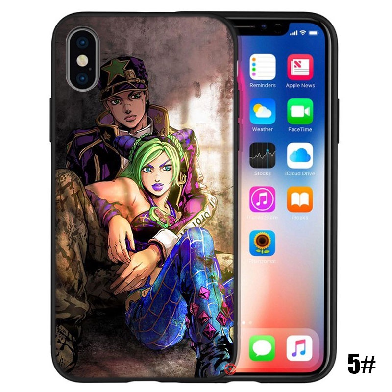 Ốp Điện Thoại Họa Tiết Jojo 'S Bizarre Adventure Cho iPhone 12 13 Pro X XS Max Mini EE35