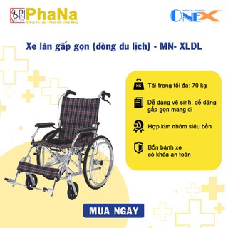 Xe lăn gấp gọn (dòng du lịch) - OneX