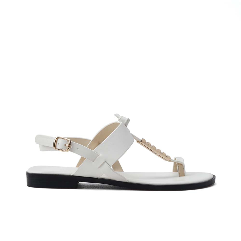 JUNO - Giày sandal t-strap khóa trang trí SD01084