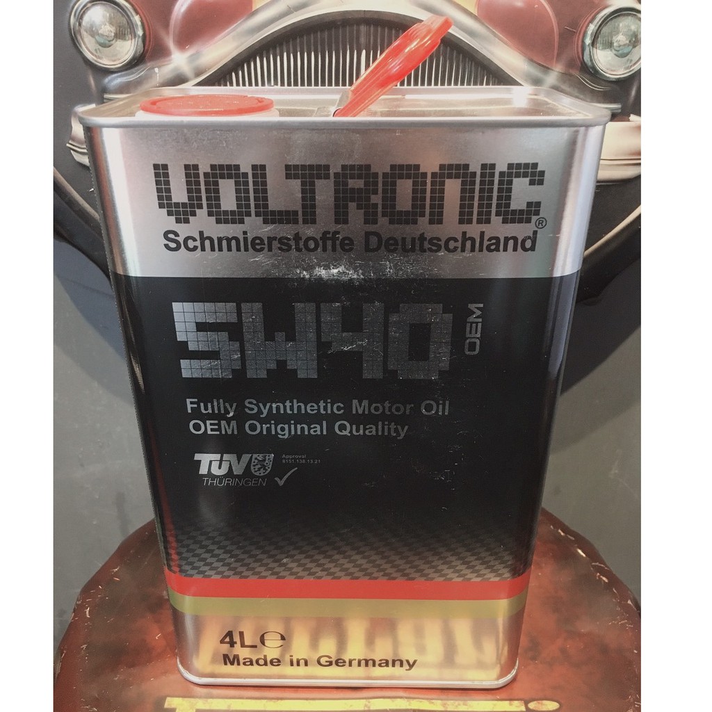 Nhớt Voltronic từ Đức 5W-40 OEM Fully Synthetic Motor Oil 4 lít chamsocxestore