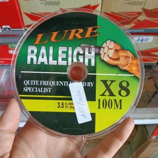 Dây dù câu cá Lure Raleigh X8 dài 100m ( ĐỦ SIZE ) - Dây dù PE 7 màu Raleigh X8 Siêu Bền hàng chất lượng Nhật Bản