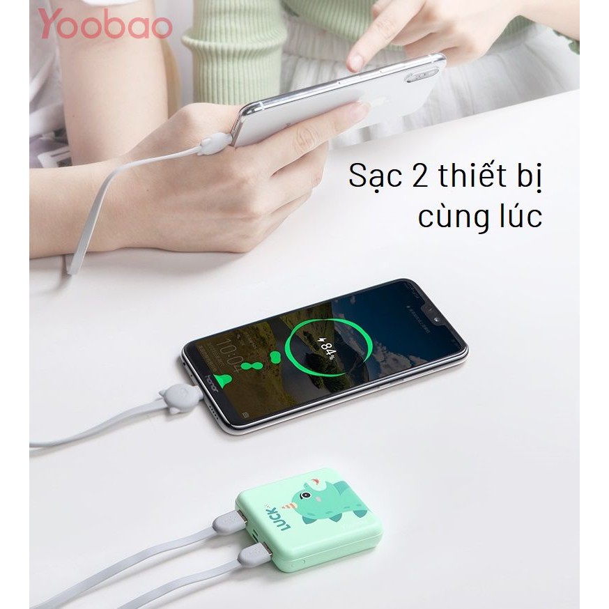 Sạc Dự Phòng Yoobao Siêu Cute Dung Lượng 10000mAh - YOOBAO M4 Mini